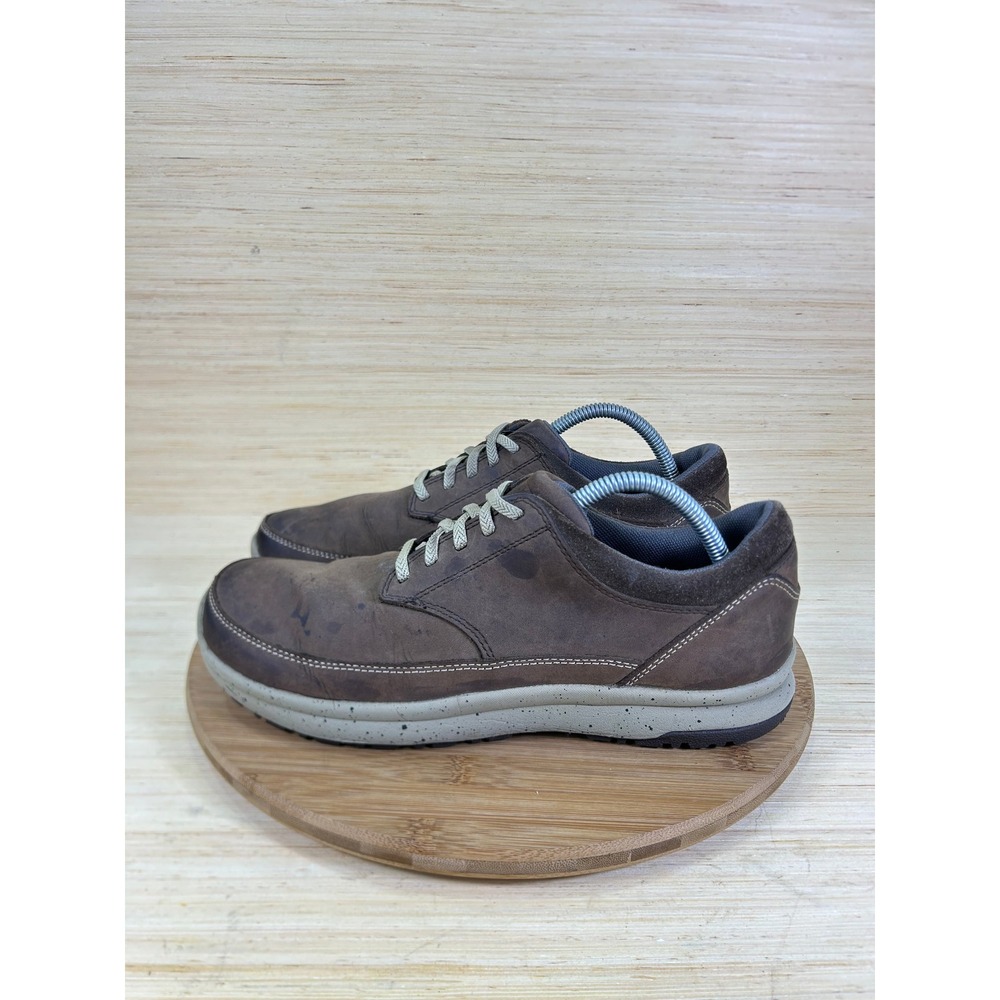 Duluth Trading Co Mens 9.5 Brown Leather Oxford Casual Shoes 21858